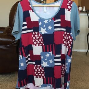 Lularoe Americana Classic Tee